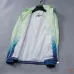 Casablanca Men Gradient Print Hooded Zip‑Up Jacket | Green‑Blue Gradient #A68142