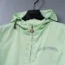 Casablanca Men Gradient Print Hooded Zip‑Up Jacket | Green‑Blue Gradient #A68142
