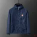Casablanca Men Monogram Print Hooded Windbreaker Jacket | Multi‑color #A68148