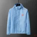 Casablanca Men Monogram Print Hooded Windbreaker Jacket | Multi‑color #A68148