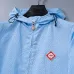 Casablanca Men Monogram Print Hooded Windbreaker Jacket | Multi‑color #A68148