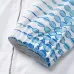 Casablanca Men Printed Hooded Zip‑Up Jacket | White‑Blue Print #A68143