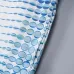 Casablanca Men Printed Hooded Zip‑Up Jacket | White‑Blue Print #A68143