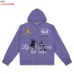 Vale Sport Equestrian Graphic Zip‑Up Hoodie Casual Jacket Red Purple Black #A67860