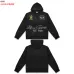 Vale Sport Equestrian Graphic Zip‑Up Hoodie Casual Jacket Red Purple Black #A67860