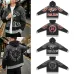 Valley High 14 Dreams Letter Print Zip‑Up Hoodie Street Jacket Black #A67863