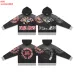 Valley High 14 Dreams Letter Print Zip‑Up Hoodie Street Jacket Black #A67863