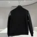 Prada Dark Style Wool Leather Varsity Bomber Jacket, Black #A69030