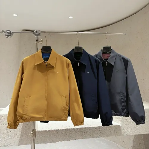 Prada Fall Winter Turn Collar Bomber Pilot Jacket, Multi Colors #A69039