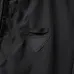Prada Hooded Windbreaker Jacket Men Casual Zip‑Up Outerwear, Black, Navy Blue #A68166