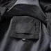 Prada Hooded Windbreaker Jacket Men Casual Zip‑Up Outerwear, Black, Navy Blue #A68166