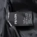 Prada Hooded Windbreaker Jacket Men Casual Zip‑Up Outerwear, Black, Navy Blue #A68166