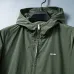 Prada Hooded Zip‑Up Windbreaker Jacket Men Casual Outerwear, Black, Navy Blue, Army Green #A68169