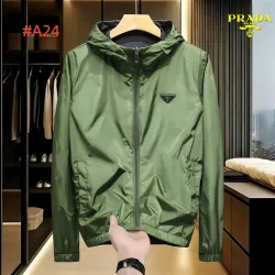 Prada Men’s Reversible Hooded Windbreaker #A67899