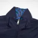 Prada Reversible Floral Print Stand Collar Jacket, Navy, Blue Floral #A69032