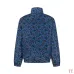 Prada Reversible Floral Print Stand Collar Jacket, Navy, Blue Floral #A69032