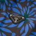 Prada Reversible Floral Print Stand Collar Jacket, Navy, Blue Floral #A69032