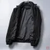 Prada Stand‑Collar Zip‑Up Jacket Men Casual Windproof Outerwear, Black, Bright Blue, Dark Gray #A68170
