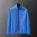 Prada Stand‑Collar Zip‑Up Jacket Men Casual Windproof Outerwear, Black, Bright Blue, Dark Gray #A68170