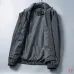 Prada Stand‑Collar Zip‑Up Jacket Men Casual Windproof Outerwear, Black, Bright Blue, Dark Gray #A68170