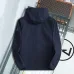Prada Triangle Logo Hooded Full‑Zip Windbreaker Jacket, Navy #A68452