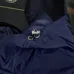 Prada Triangle Logo Hooded Full‑Zip Windbreaker Jacket, Navy #A68454