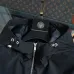 Prada Triangle Logo Red‑Tag Hooded Full‑Zip Windbreaker Jacket, Black #A68456
