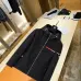 Prada Triangle Logo Red‑Tag Hooded Full‑Zip Windbreaker Jacket, Black #A68456