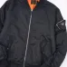 Prada Triangle Patch Bomber Flight Jacket, Navy, Dark Green, Burgundy, Black #A69033