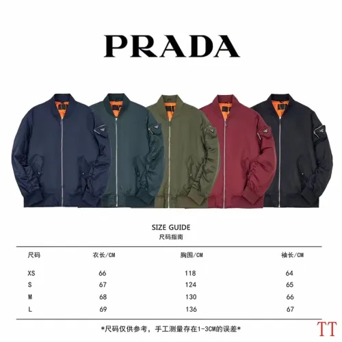 Prada Triangle Patch Bomber Flight Jacket, Navy, Dark Green, Burgundy, Black #A69033