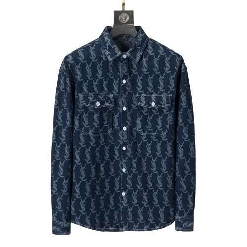 YSL Denim Shirt Jackets for MEN #9999924086