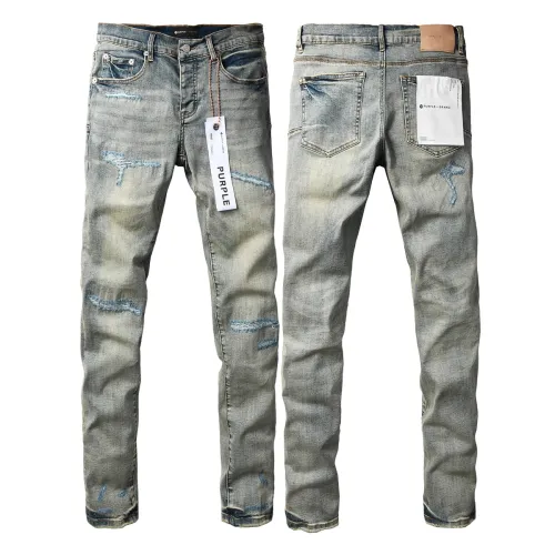purple jeans  for Men #B64984