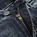 Nostalgic ripped appliqué locomotive men's jeans #99908622