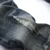Nostalgic ripped appliqué locomotive men's jeans #99908622