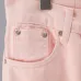 Chrome Hearts Cross Patch Straight Denim Jeans, Yellow #A68219
