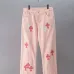 Chrome Hearts Cross Patch Straight Denim Jeans, Yellow #A68219