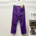 Chrome Hearts Jeans for Men Purple Combo Embroidered #B53839