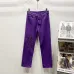 Chrome Hearts Jeans for Men Purple Combo Embroidered #B53839
