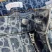 Dior SS26 All Over Printed Monogram Denim Jeans #A69616