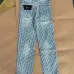 Dior SS26 All Over Printed Monogram Denim Jeans #A69616