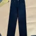 Dior SS26 Terry Embroidered Pocket Logo Denim Jeans #A69615