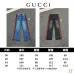 Gucci 2026 New Side Stripe Couple Loose Washed Denim Jeans #A67680