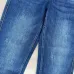 Gucci SS26 Pocket Embroidered Logo YKK Zip Denim Long Pants #A69613
