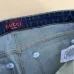 Gucci SS26 Pocket Embroidered Logo YKK Zip Denim Long Pants #A69613