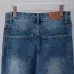 Gucci Side Web Stripe Vintage Wash Straight Leg Denim Jeans, Blue #A67845