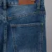 Gucci Side Web Stripe Vintage Wash Straight Leg Denim Jeans, Blue #A67845
