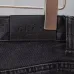 Gucci Web Stripe Vintage Washed Straight‑Leg Denim Jeans, Black #A67846