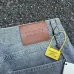 Loewe SS26 Runway Embroidered Logo Print Denim Shorts #A67684