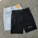 Louis Vuitton SS26 Runway Logo Embroidered Denim Shorts #A67682
