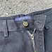 Louis Vuitton SS26 Runway Logo Embroidered Denim Shorts #A67683